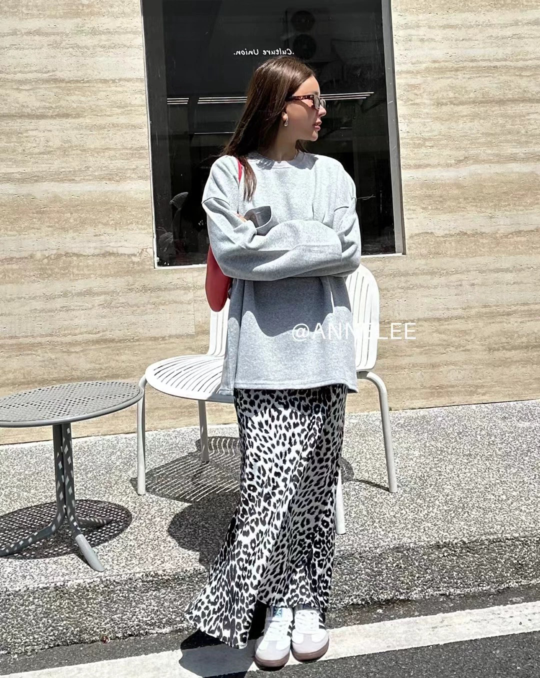 韩国东大门a字半身裙梨型身材遮胯高腰显瘦包臀鱼尾裙复古豹纹裙 - 图1