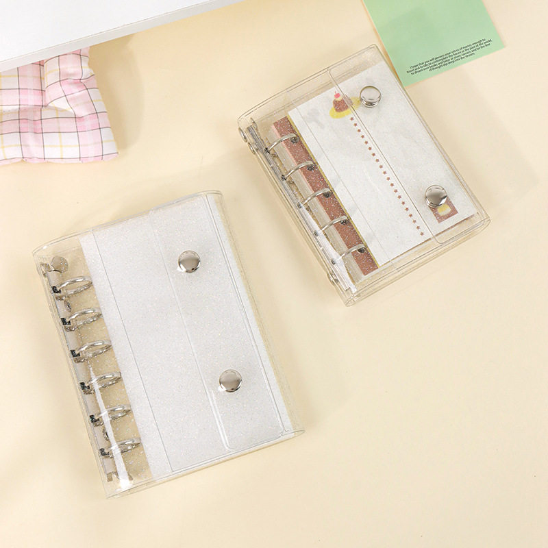 bulingbuling透明a6a7m5手账本外壳封皮收纳卡册pvc活页本,淘宝优惠券,粉丝福利购,淘宝优惠卷
