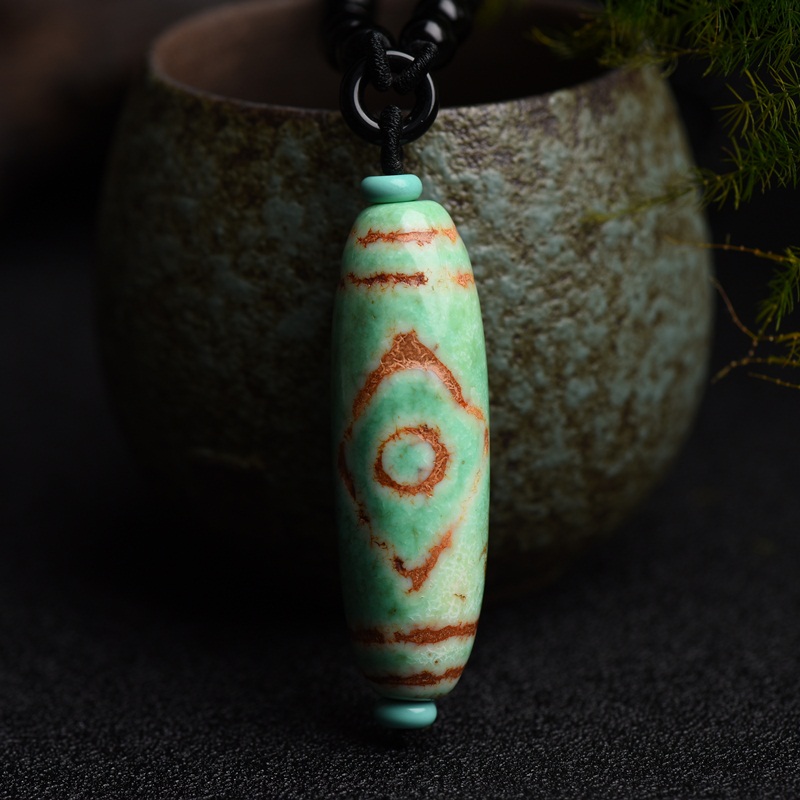 配送日指定可 激安 透明玉化蓮花三眼骨天珠 - 通販 - www.senzailbanco.it