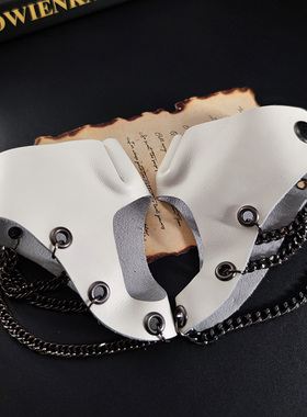 赛博朋克皮手套女甜酷个性男情侣