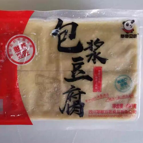憨憨豆匠包浆豆腐490g*30包*36粒 火锅串串冒菜食材冷冻半成品 - 图0