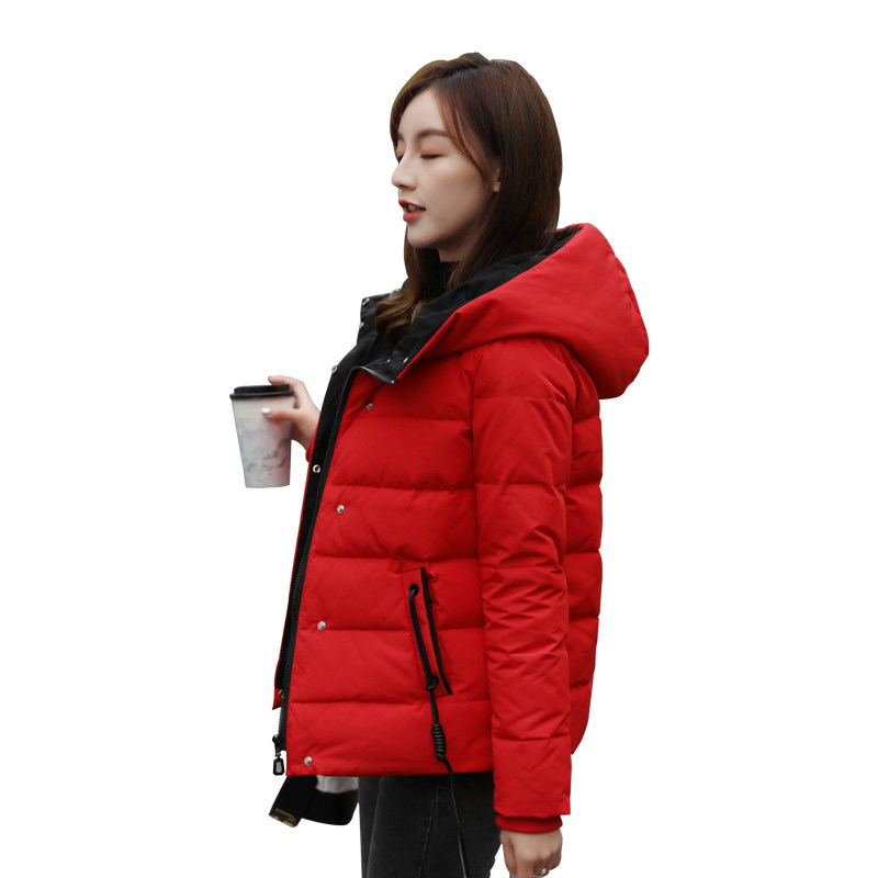 红色短款羽绒服女冬季女款2025新款小个子大红色修身加厚女士外套,淘宝优惠券,粉丝福利购,淘宝优惠卷
