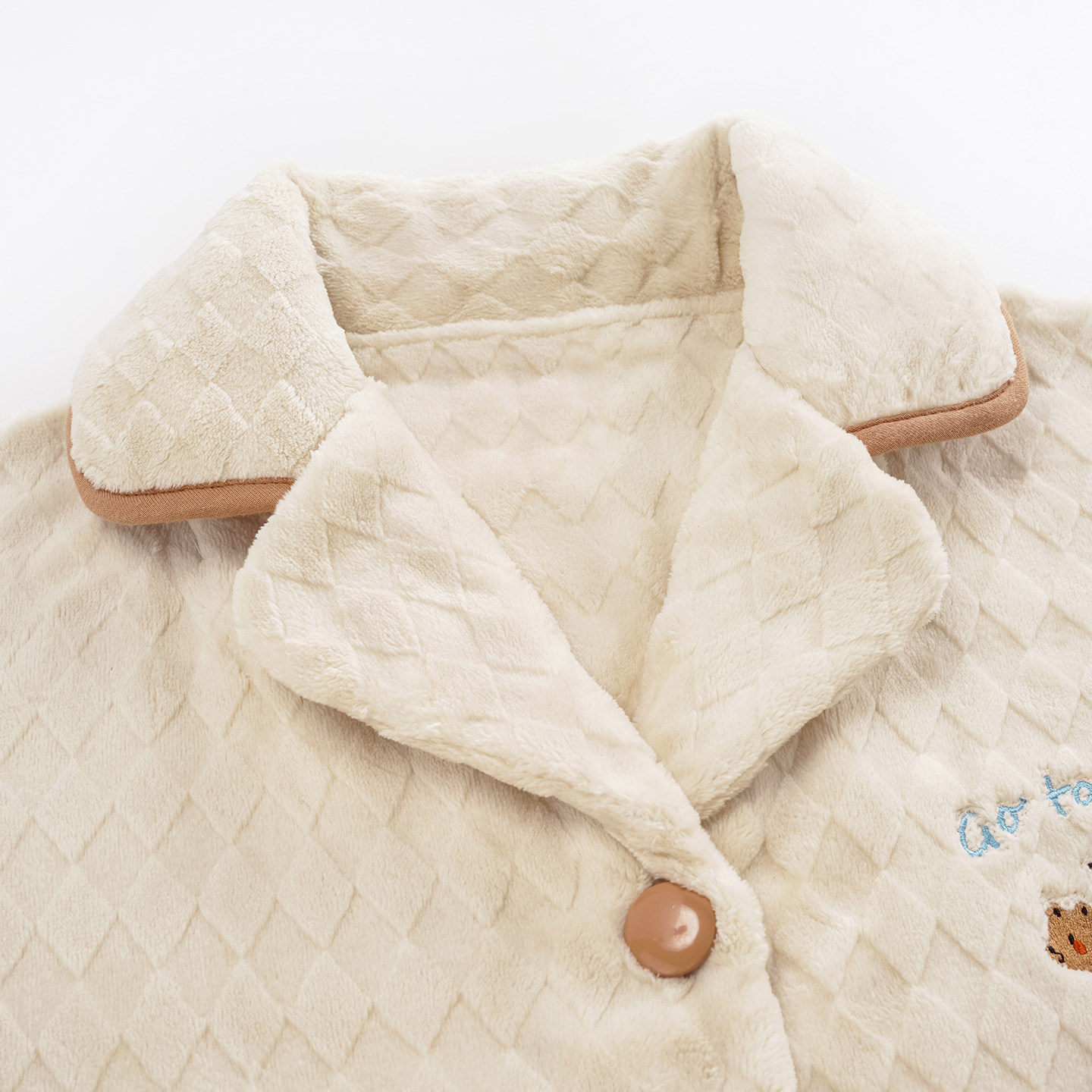 马克公主法兰绒情侣睡衣女秋冬款可爱卡通加厚冬天可外穿家居服男,淘宝优惠券,粉丝福利购,淘宝优惠卷