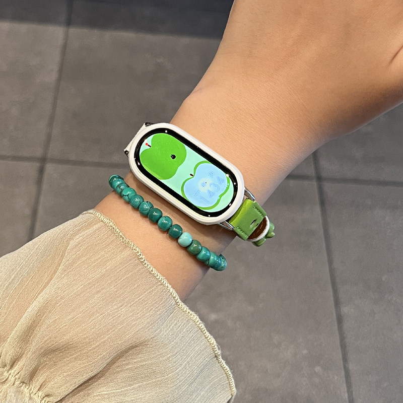 适用小米手环10表带xiaomi9手表腕带陶瓷版超纤真皮质8nfc7运动智能6保护套壳5时尚高级感XL透气替换,淘宝优惠券,粉丝福利购,淘宝优惠卷