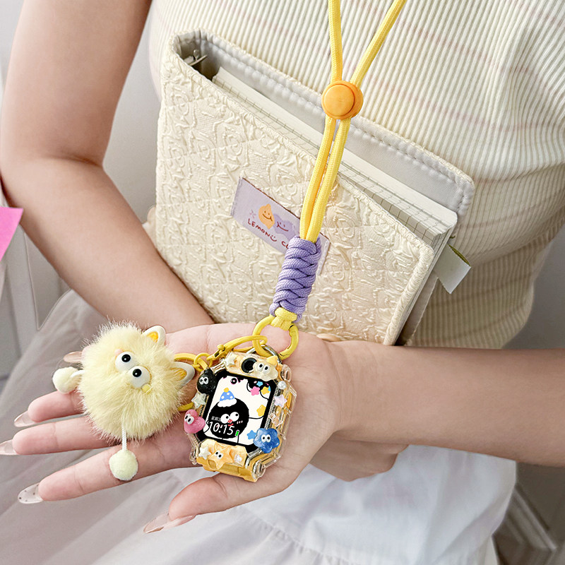 适用小天才电话手表表带Z10/Z9可爱挂脖Z11新款Z8Z7S保护套壳Z6/Z5a智能儿童z6s/z6pro巅峰Y03/z1/D3腕带配件,淘宝优惠券,粉丝福利购,淘宝优惠卷