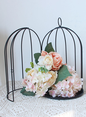 新款鸟笼装饰婚庆婚礼多肉花架挂饰绿植家居饰品阳台庭院摆件