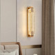 Light luxury modern crystal wall lamp background wall bedside lamp