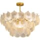 Light luxury French crystal chandelier for living room, master bedroom and dining room
