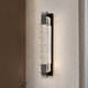Light luxury modern crystal wall lamp background wall bedside lamp