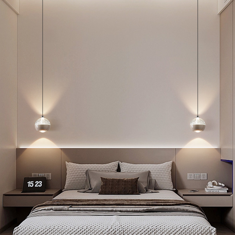 网红现代简约卧室床头小吊灯升降触摸开关客厅背景墙走廊轻奢灯具,淘宝优惠券,粉丝福利购,淘宝优惠卷