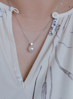 S925纯银王妃经典款珍珠项链