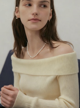 天然淡水珍珠不规则碎银子项链