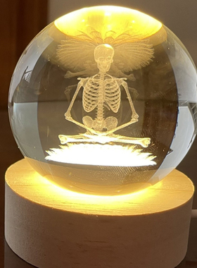 医学桌面模型水晶K9保平安简约