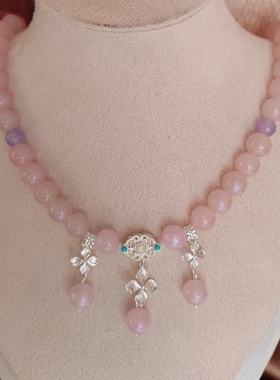 新中式国风人鱼姬珠帘玉幕苏幕遮赵露思同款项链锁软璎珞配饰颈链