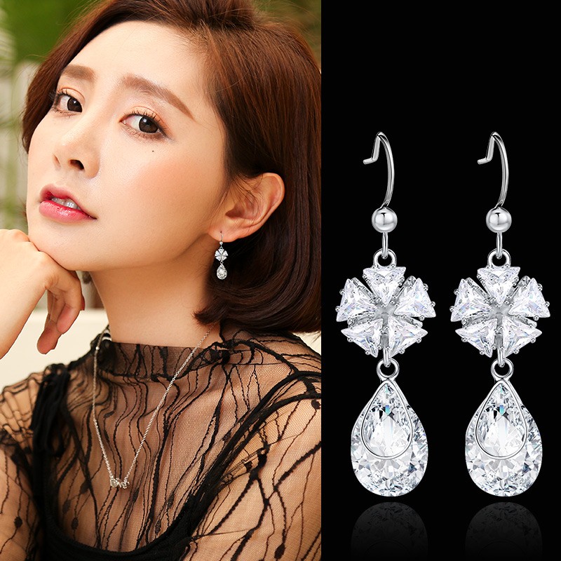 猫眼石耳饰品女耳环长款日韩国气质个性百搭潮人优雅可爱网红耳坠,淘宝优惠券,粉丝福利购,淘宝优惠卷