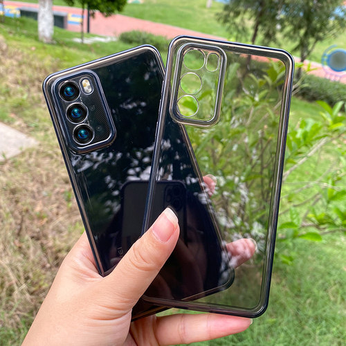 墨水透黑色80适用Pura70华为P50/P60手机壳mate40pro+透明p30全包P40男12直边nova10/11女9防摔8se简约硅胶软 - 图0
