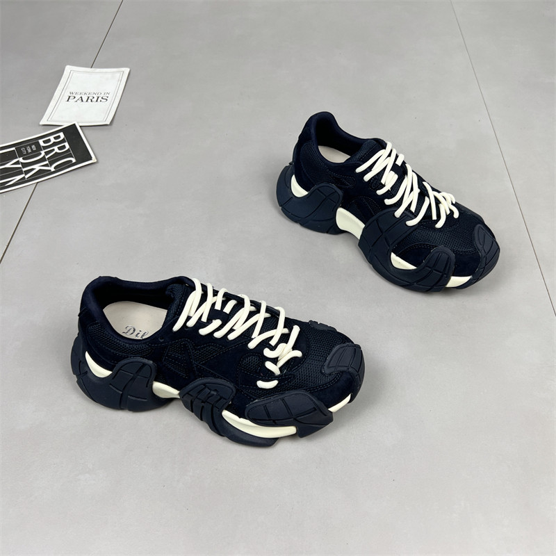 欧货八爪鱼老爹鞋女2025秋季新款百搭洋气小众厚底6cm休闲鞋潮鞋,淘宝优惠券,粉丝福利购,淘宝优惠卷