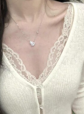 S999纯银新款璀璨葫芦项链女轻奢小众设计高级感锁骨链生日送礼物