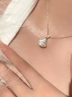 【小裙子】999纯银项链女锁骨链轻奢高级送闺蜜生日礼物2026新款