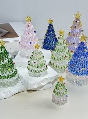圣诞装饰礼品手工梦幻琉璃摆件