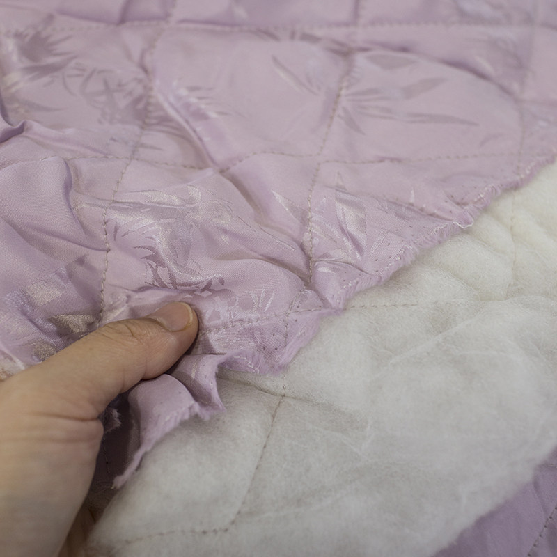 真丝提花纯羊绒绗缝絮片粉桑蚕丝布料香云纱棉服棉袄专用柔软里布,淘宝优惠券,粉丝福利购,淘宝优惠卷