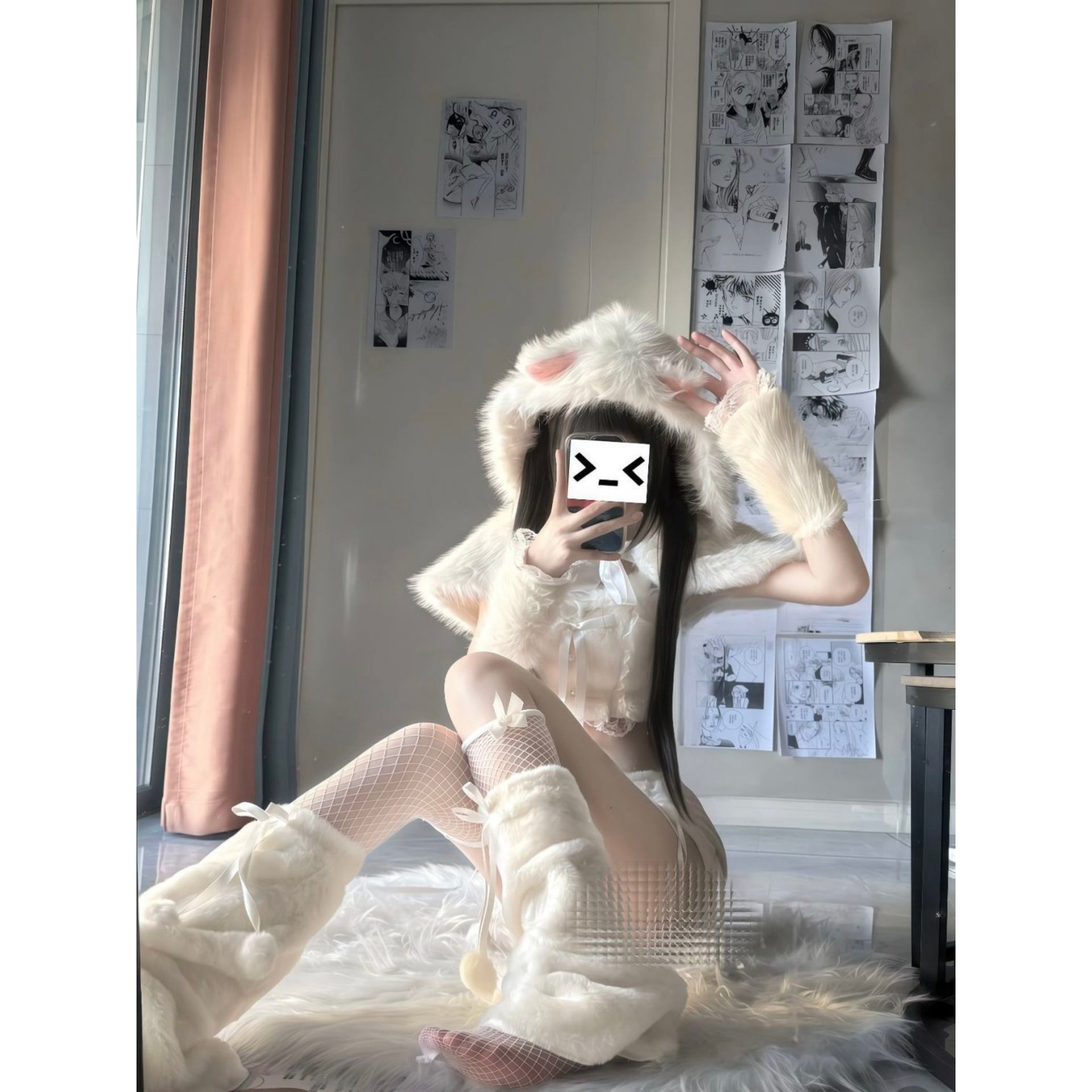 甜美可爱少女新款撞色短袖上衣蝴蝶结蕾丝蛋糕蓬蓬裙夏季短裤套装,淘宝优惠券,粉丝福利购,淘宝优惠卷