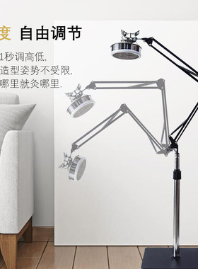 夹子立式防烫落地悬灸架