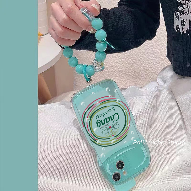 夏天气泡水苹果12 11带链条xr手机壳 龙龙数码配件手机保护套/壳
