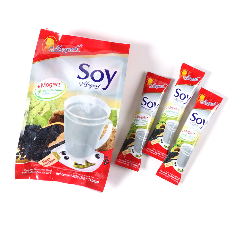 摩岛泰国soy黑豆豆浆速溶 14豆奶粉 mogart摩岛食品豆浆