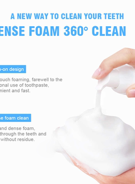 New Mint Mousse Foam Toothpaste Teeth Whitening Stain Remova