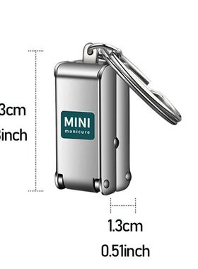 1pcs Nail Clippers Collapsible Portable Travel Fingernail Na