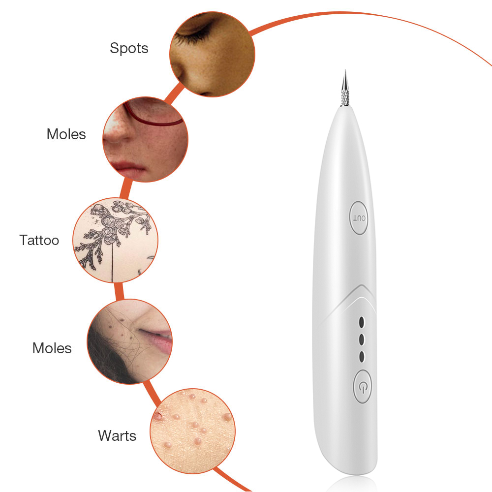 Skin Tag Remover Electric Plasma Pen Pore Cleaner Mole Wart-图2