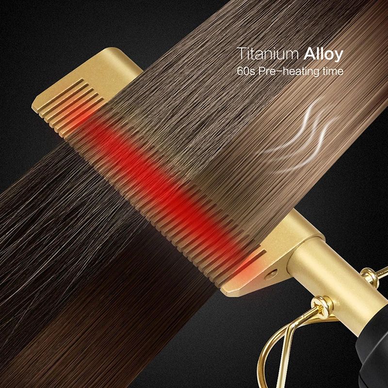 Professional Electric Ceramic Ionic Hair Straighten Straight - 图0