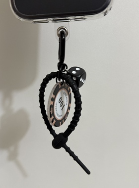 GIF网红好运筹码牌车钥匙扣包包挂件幸运骰伸缩弹力绳个性饰品扣