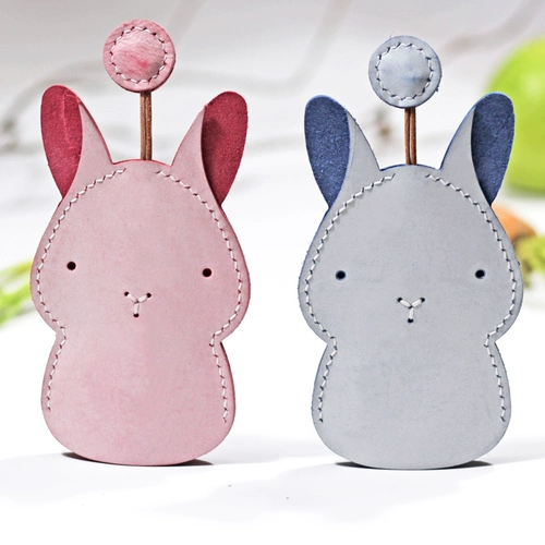 Универсальная милая ключница ручной работы, креативные маленькие ключи от машины, небольшая сумка, Южная Корея, из натуральной кожи