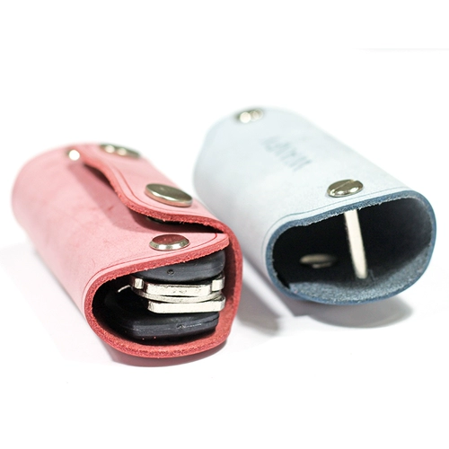 Вместительная и большая милая универсальная маленькая изысканная брендовая ключница, популярно в интернете, из натуральной кожи