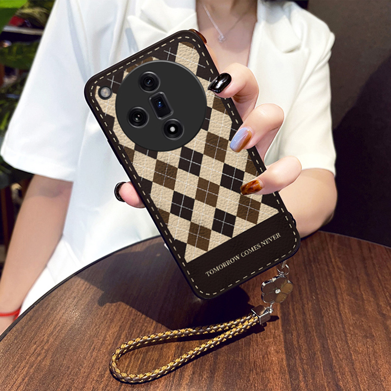 适用oppofindx8手机壳新款格纹findx7pro保护套全包防摔oppo欧美风复古x6外壳高档网红潮x6pro磨砂男女款创意