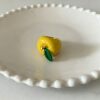Niche cute oil dripping macaron color apple ring sweet temperament age-reducing girlish ins style ring