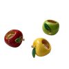 Niche cute oil dripping macaron color apple ring sweet temperament age-reducing girlish ins style ring