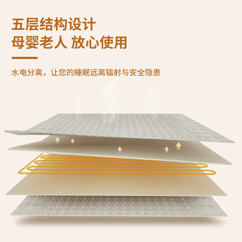 2025新款水暖电热毯双人家用无泵静音单人水循环恒温电褥子水暖炕,淘宝优惠券,粉丝福利购,淘宝优惠卷