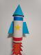 National Day rocket diy children's paper tube waste utilization aerospace space theme handmade material package for students