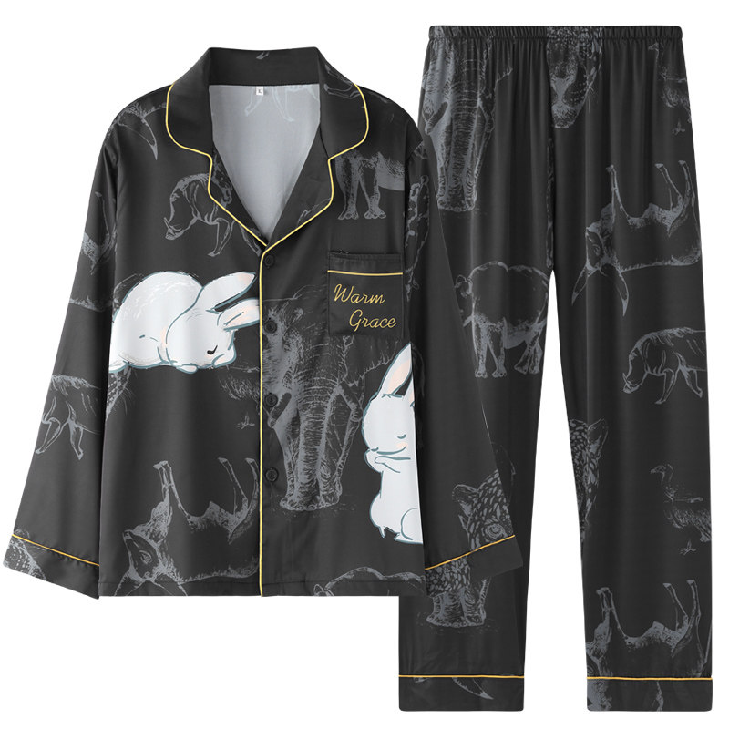 乐姿梦情侣春秋季冰丝2023年睡衣 乐姿梦睡衣/家居服套装