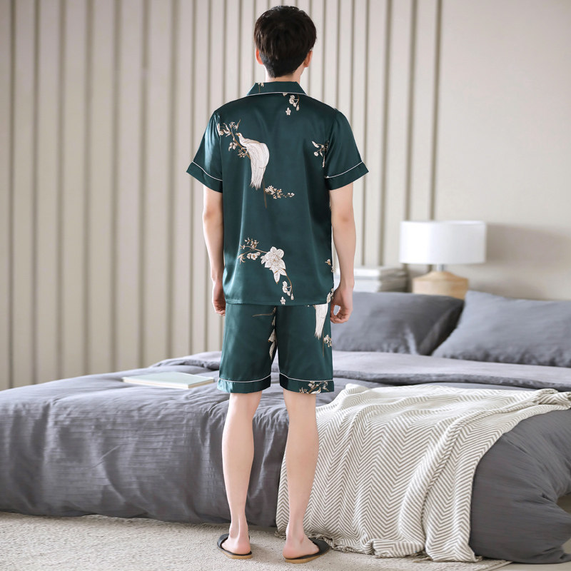 2023年新款情侣女款夏季丝绸睡衣 乐姿梦睡衣/家居服套装