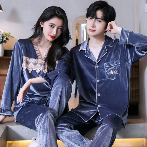 Демисезонная пижама для влюбленных, бархатное милое термобелье, комфортный комплект, 2021 года