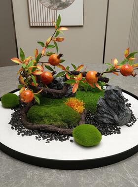 餐桌摆件苏州仿真花转盘花