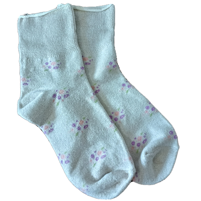 外贸女士秋款袜子老人松口袜短筒复古孕妇袜纯色深灰糖尿病人,淘宝优惠券,粉丝福利购,淘宝优惠卷