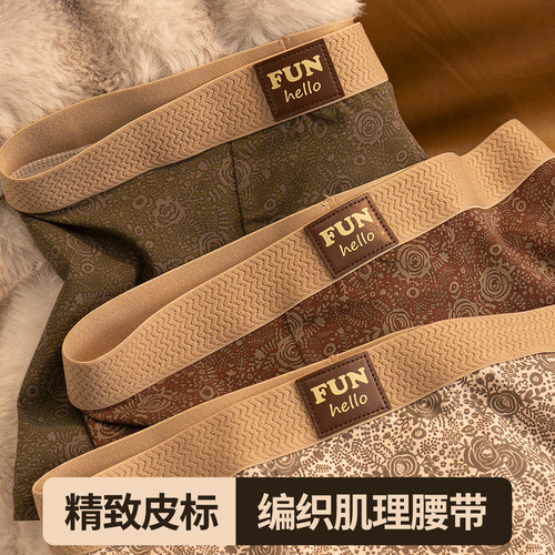 内裤男生纯棉2026冬新款全棉男士抗菌透气四角短裤高档男款平角裤 - 图2