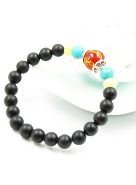 砭圣泗滨砭石手链女款女士手串