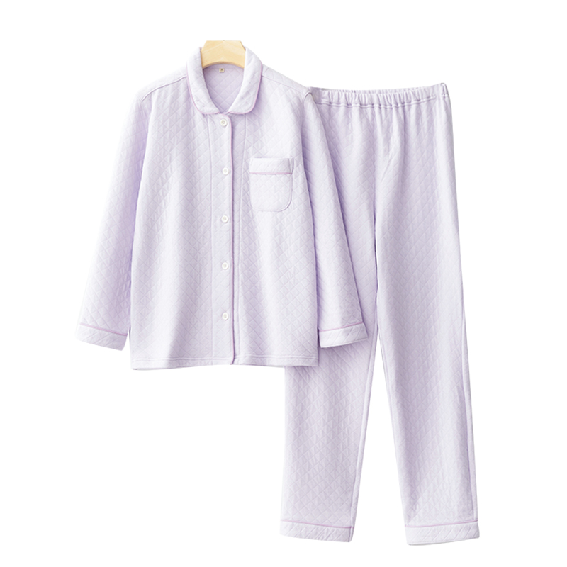 情侣睡衣男女纯棉秋冬韩版加厚三层保暖薄夹棉空气棉春秋家居服,淘宝优惠券,粉丝福利购,淘宝优惠卷