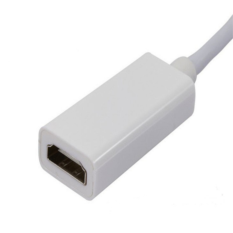 迷你DP转HDMI转接线 Mini Displayport to HDMI笔记本转电视线-图0